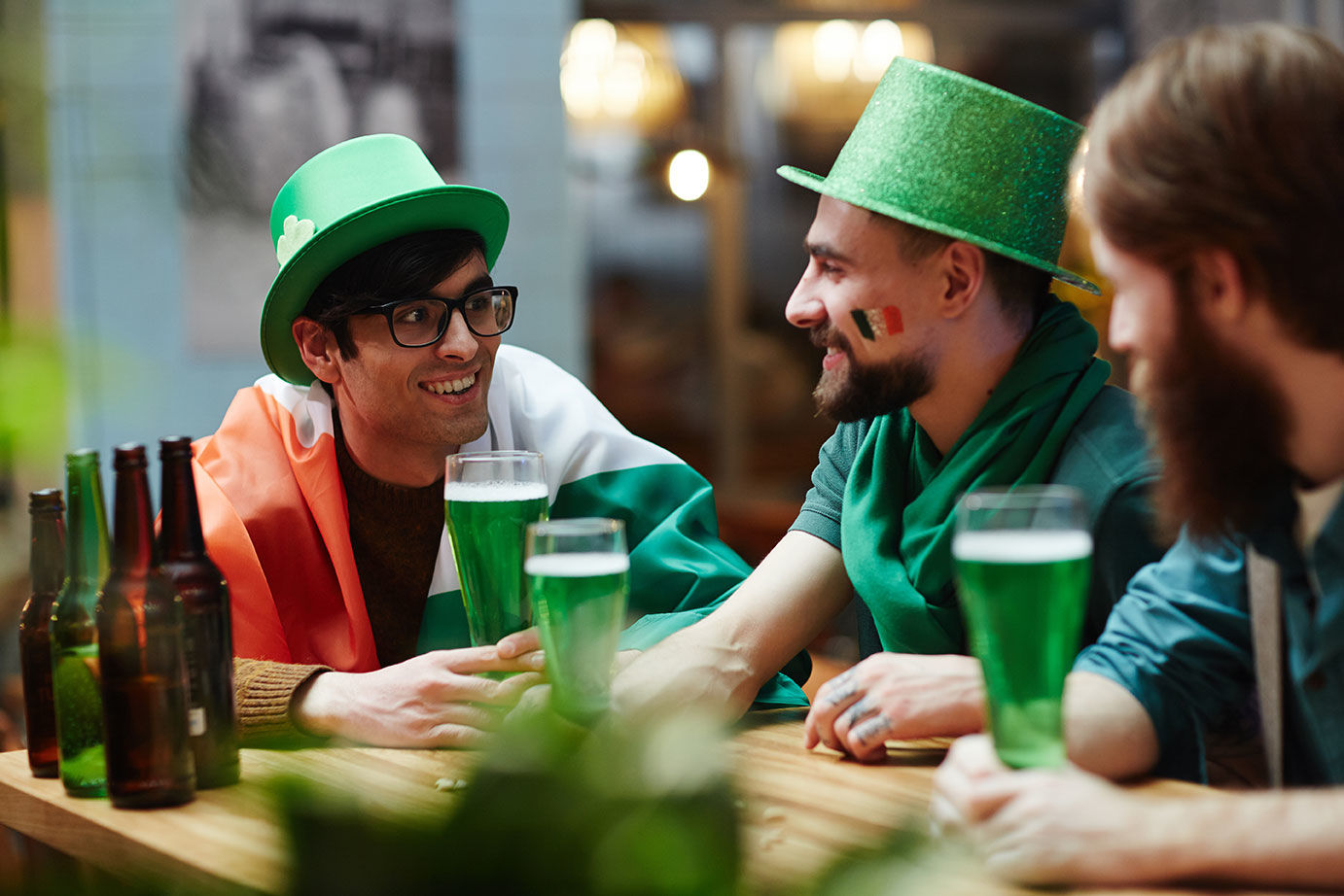 The average person will consume 4.2 drinks on St Patrick’s Day.